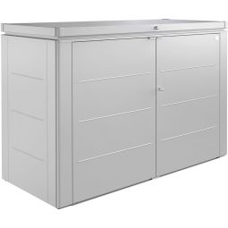 Biohort Gartenschrank HighBoard silber-metallic 3