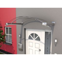 gutta Bogenvordach BV-B Edelstahloptik Dach 3