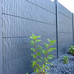 Beckers Betonzaun Standard Motiv River 4