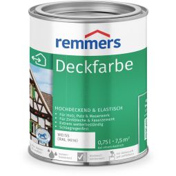 Remmers Deckfarbe weiß 4