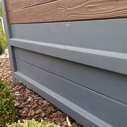 Beckers Betonzaun Standard Sockelplatte 200x38,5x3,5 4