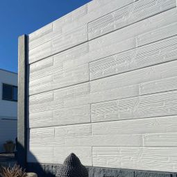 Beckers Betonzaun Standard Motiv Timber 4