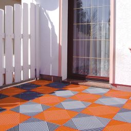 florco Klickfliese Kunststoff classic terracotta 4