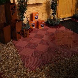 florco Klickfliese Kunststoff classic terracotta 6