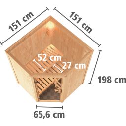 Karibu Sauna Larin 4