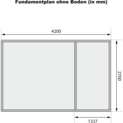 Karibu Woodfeeling Gartenhaus Mattrup Terragrau 10