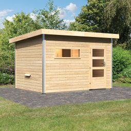 Karibu Saunahaus Skrollan 2 Naturbelassen 4