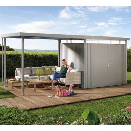 Biohort Gerätehaus HighLine quarzgrau-metallic 19