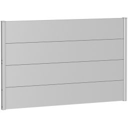 Biohort Sichtschutzzaun Wandpaneel ohne Acrylglas 12