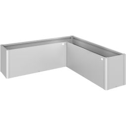 Biohort Pflanzbeet Belvedere L-Form silber-metallic 4