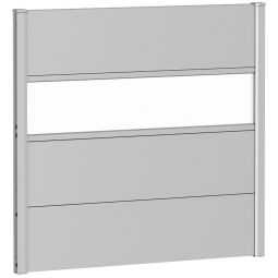 Biohort Sichtschutzzaun Wandpaneel mit Acrylglas 13