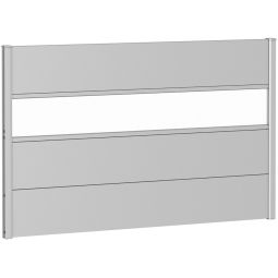 Biohort Sichtschutzzaun Wandpaneel mit Acrylglas 12