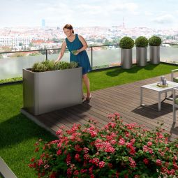 Biohort Pflanzbeet Belvedere quarzgrau-metallic 7