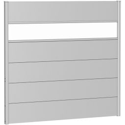 Biohort Sichtschutzzaun Wandpaneel mit Acrylglas 8