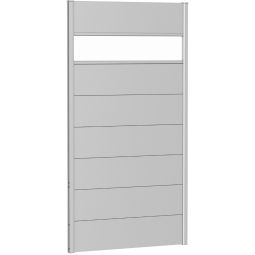 Biohort Sichtschutzzaun Wandpaneel mit Acrylglas 5