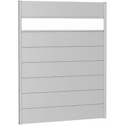 Biohort Sichtschutzzaun Wandpaneel mit Acrylglas 4