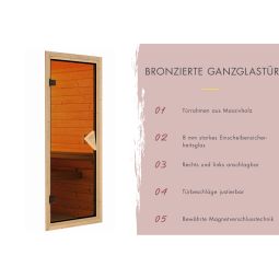 Karibu Fasssauna 1 naturbelassen 8