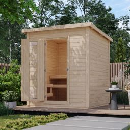 Karibu Woodfeeling Saunahaus Hytti 2 5