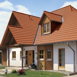 BRAAS Dachstein Frankfurter Pfanne dunkelbraun 4