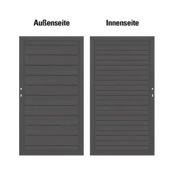 TraumGarten Einzeltor auf Maß Sichtschutzzaun 3