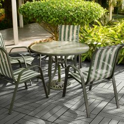 florco WPC Klickfliese grau 3