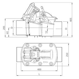 ACO Rückstauautomat Quatrix K freiliegende 4