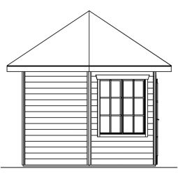 Skan Holz Gartenhaus Almelo Gartenhütte 6