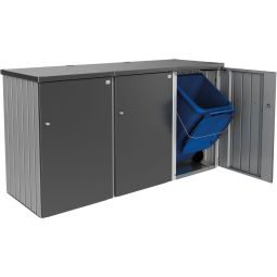 Biohort Mülltonnenbox Alex dunkelgrau-metallic 10
