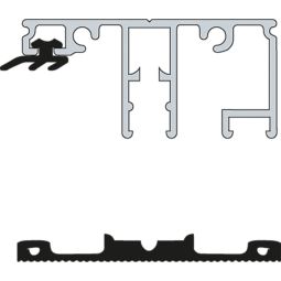 ALWO Oberprofilsystem Randoberprofil 8214/1 pressblank 3