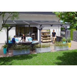 Skan Holz Terrassenüberdachung Andria Terrassendach 4