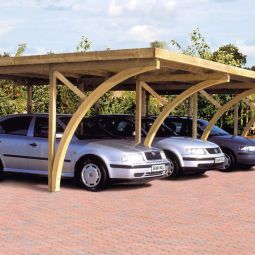 Skan Holz Einfahrtsbogen Imprägniert für 3