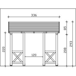 Skan Holz Vordach Paderborn Dach 6