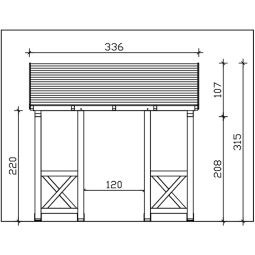 Skan Holz Vordach Paderborn Dach 9