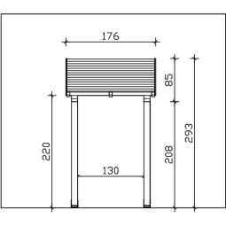 Skan Holz Vordach Potsdam Dach 7