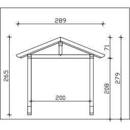 Skan Holz Vordach Stralsund Dach 7