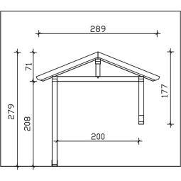 Skan Holz Vordach Stralsund Dach 5