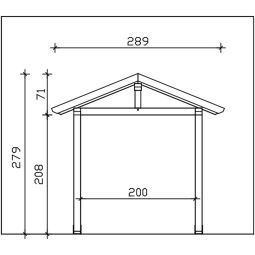 Skan Holz Vordach Stralsund Dach 7