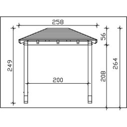 Skan Holz Vordach Wismar Dach 8