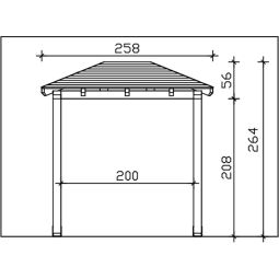 Skan Holz Vordach Wismar Dach 7