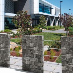 WESERWABEN Gartenmauer Vario-Line Mauerstein Einsatzstein 6