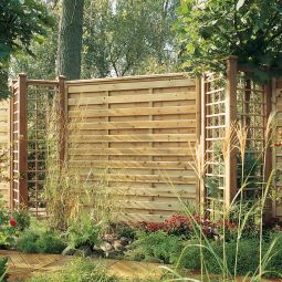 Wellker Sichtschutzzaun KDI Holz Anschluss 3