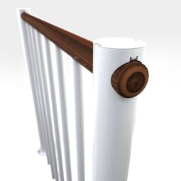 Minka Brüstungsgeländer weiß mit vertikalen 5