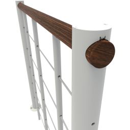 Minka Brüstungsgeländer weiß mit Untergurten 5