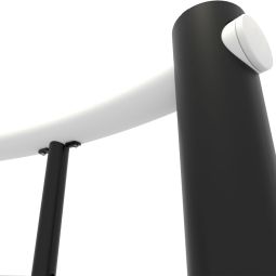 Minka Brüstungsgeländer schwarz mit Untergurten 8