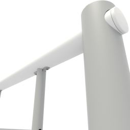 Minka Brüstungsgeländer weiß mit Untergurten 6