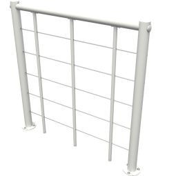 Minka Brüstungsgeländer mit Untergurten und 4