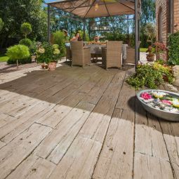 KANN Terrassenplatte LogSleeper Antik-braun 5