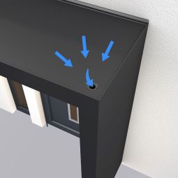 gutta Rechteckvordach BS Plus mit 7