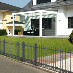 Alberts Zaun-Grundset Chaussee anthrazit 4