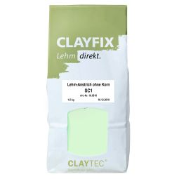ClayTec Lehm-Anstrich Grün CLAYFIX ohne 3